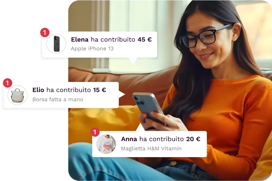 Lista para recibir dinero en tu hucha.